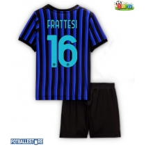 Inter Milan Davide Frattesi #16 Hjemmedraktsett Barn 2025-26 Kortermet (+ Korte bukser)